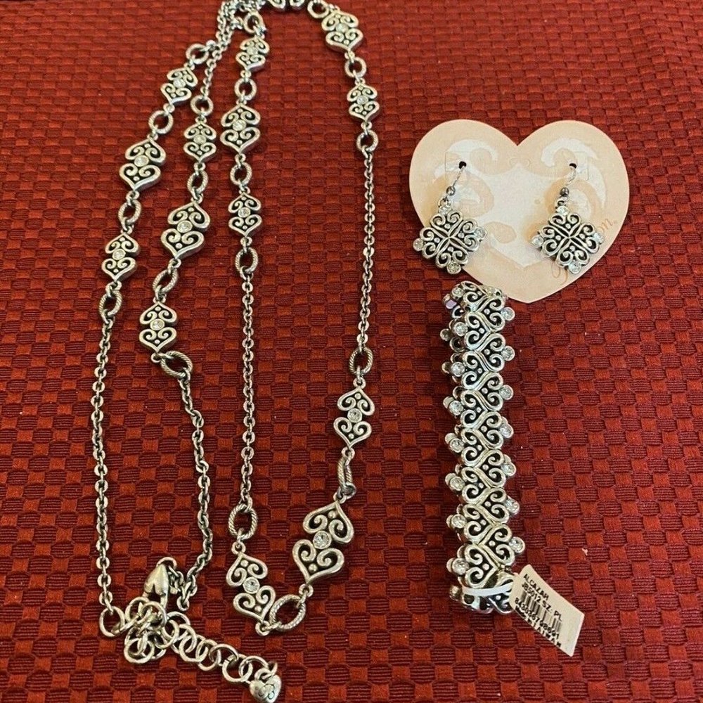 Brighton ALCAZAR Necklace Bracelet Earrings